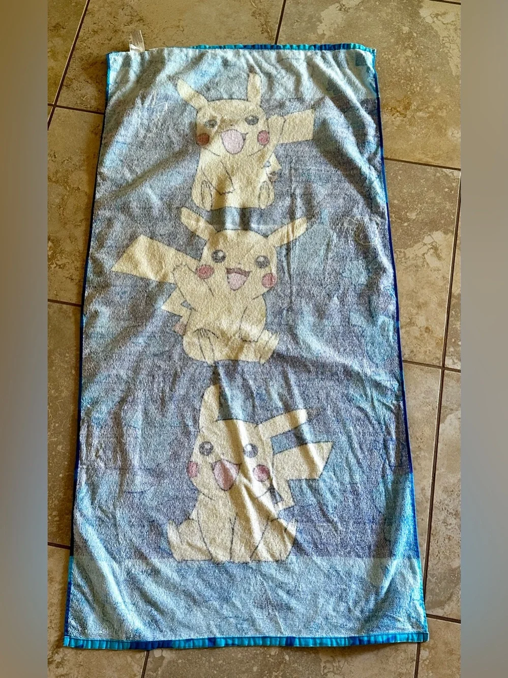 Pokémon Pikachu 2017 Beach Towel. Preowned in good condition! Clean! No holes